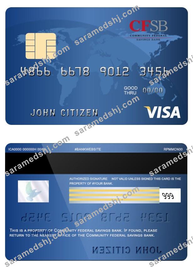 USA Community federal savings bank visa card